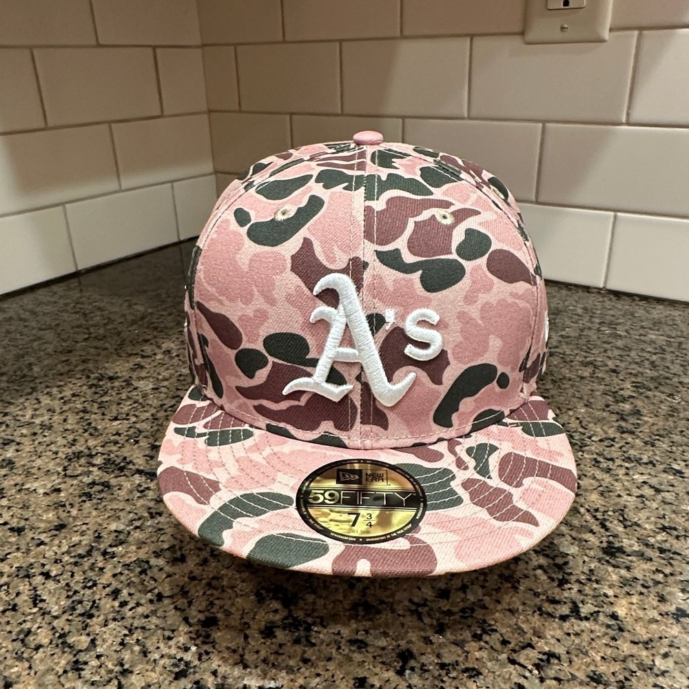 Oakland Athletics Hat New Era 59FIFTY Men's 7 3/4 Camo 1989 World Series